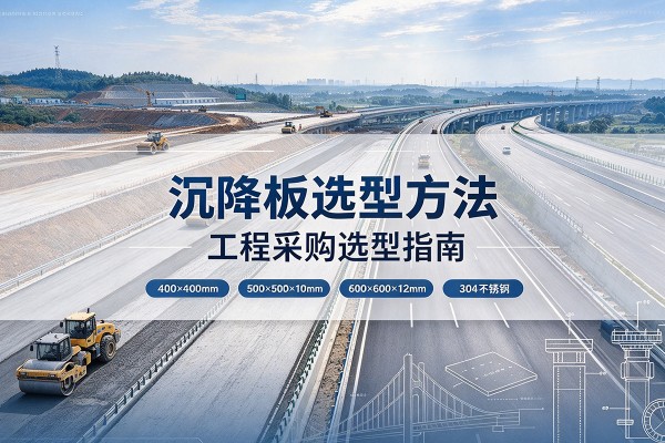 蕉岭沉降板选择方法