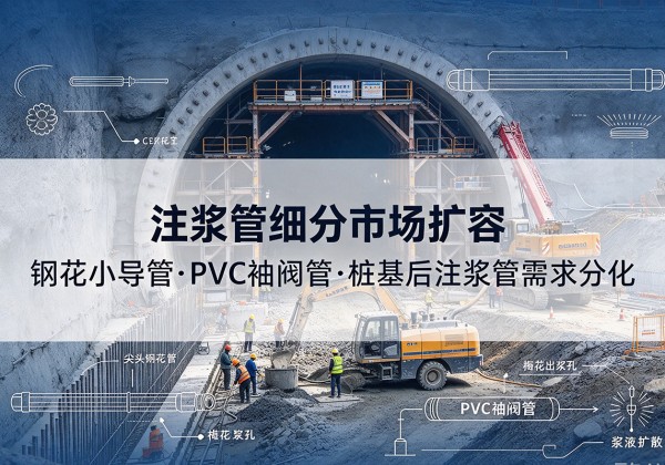 蕉岭注浆管细分市场扩容，隧道钢花小导管、PVC 袖阀管、桩基后注浆管需求分化
