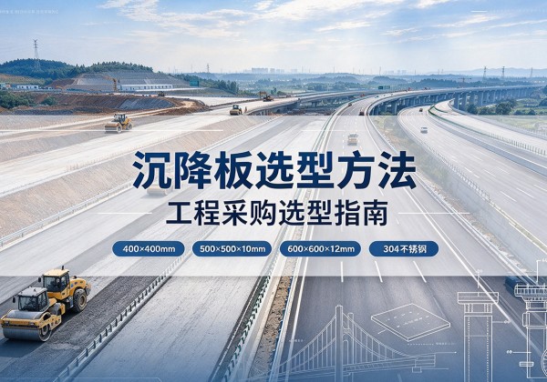蕉岭沉降板选择方法